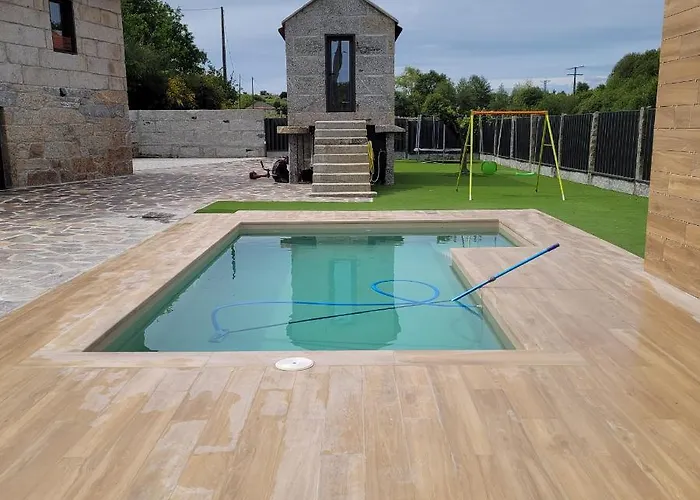 빌라 Lujosa Con Piscina Ribadumia